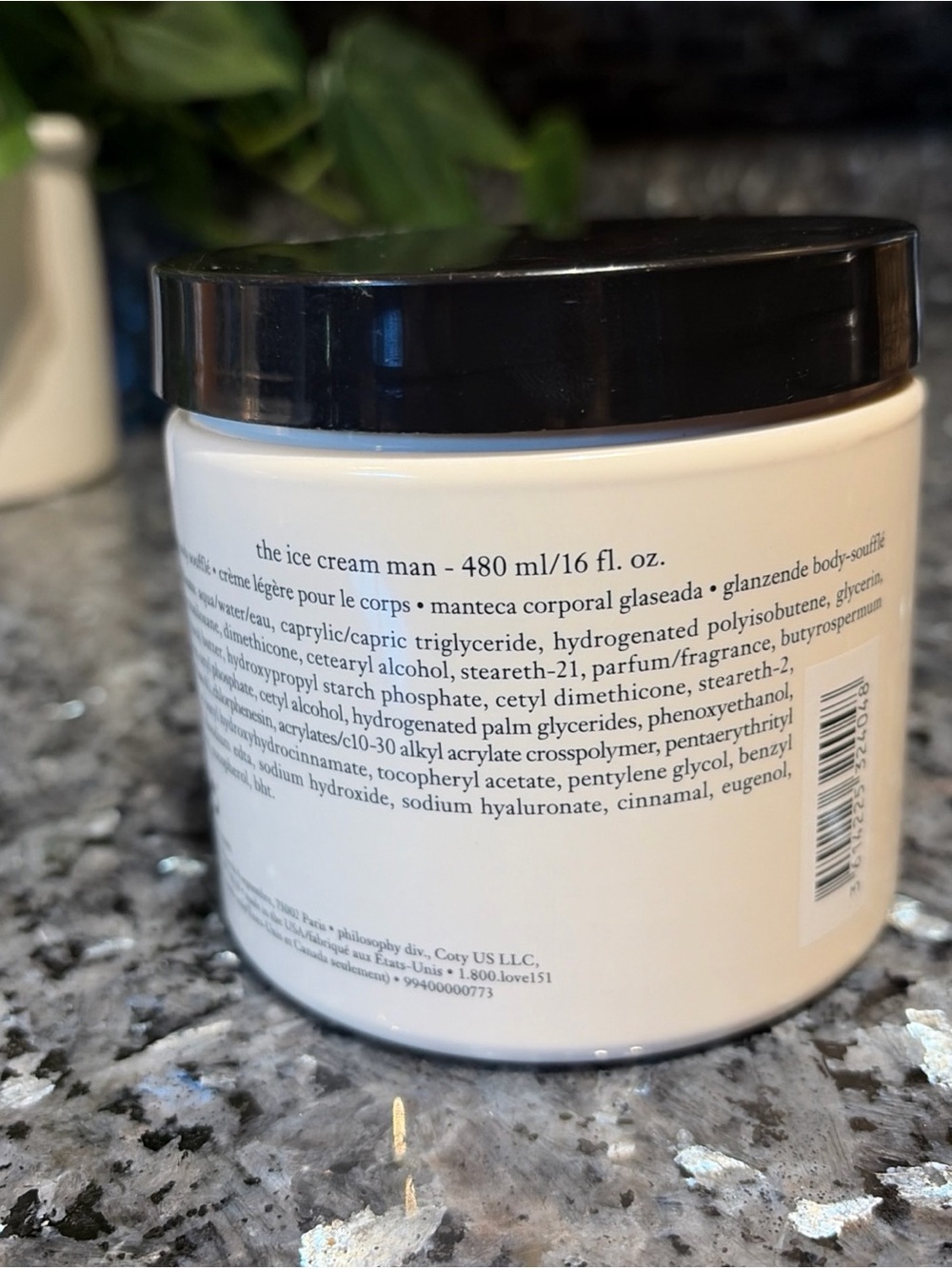 Philosophy The Ice Cream Man Glazed Body Souffle 16 Oz Rare Discontinued Read - Picture 3 of 9